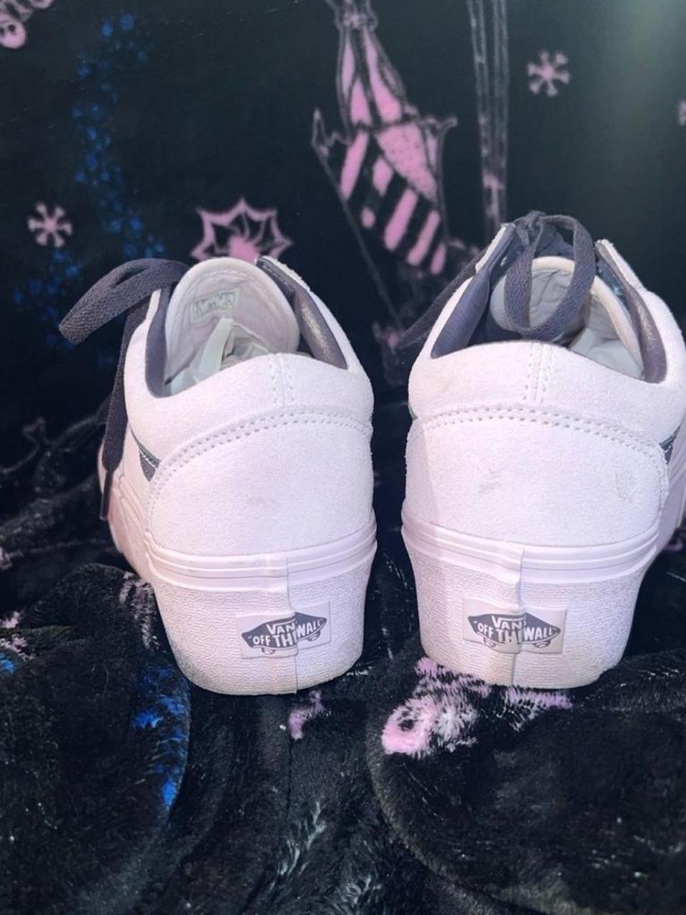 Vans Platform Old Skool with Violet Side Stripe - Picture 4 of 5
